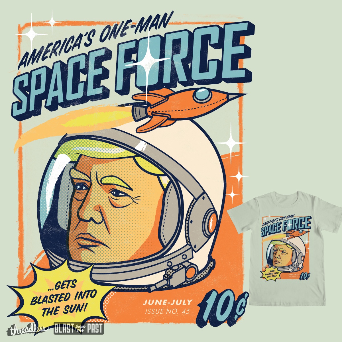 New Threadless Design – “A Bigly Adventure”